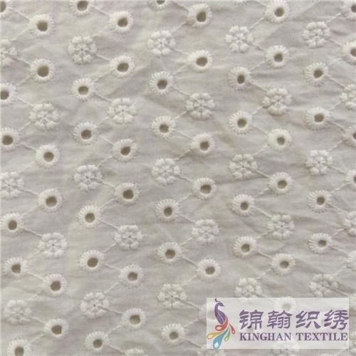 KHCE1010 Cotton Eyelet Embroidered Fabric