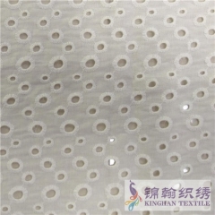 KHCE1003 Cotton Eyelet Embroidered Fabric