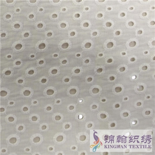 KHCE1003 Cotton Eyelet Embroidered Fabric