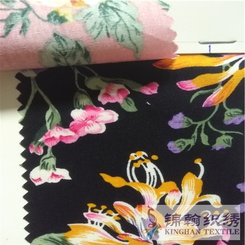 KHWPF1013 Woven 45S 100%Cotton Printed Fabrics