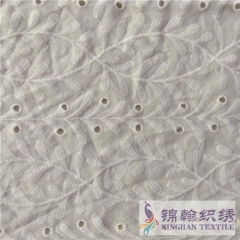 KHCE1030 Cotton Eyelet Embroidered Fabric