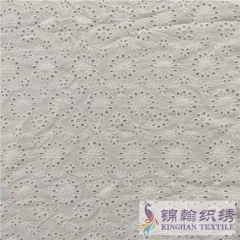KHCE1044 Cotton Eyelet Embroidered Fabric