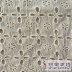 KHCE1018 Cotton Eyelet Embroidered Fabric