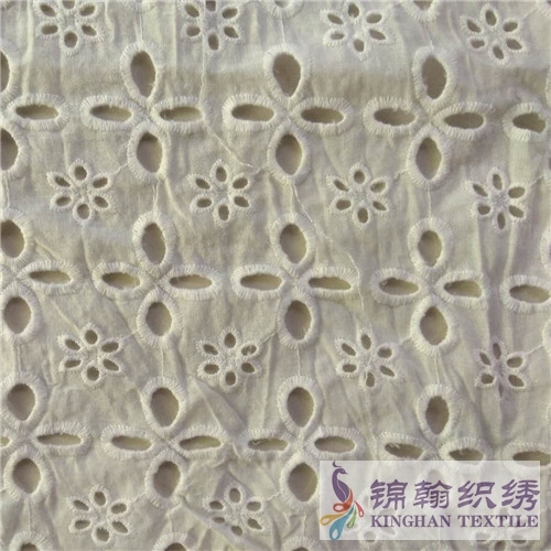KHCE1018 Cotton Eyelet Embroidered Fabric