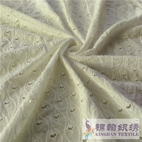 KHCE1031 Cotton Eyelet Embroidered Fabric