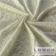 KHCE1031 Cotton Eyelet Embroidered Fabric