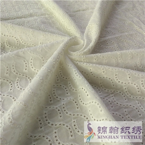 KHCE1020 Cotton Eyelet Embroidered Fabric