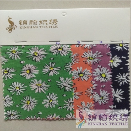 KHWPF1007 Woven 45S 100%Cotton Printed Fabrics