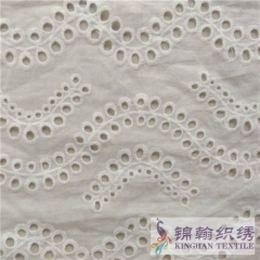 KHCE1017 Cotton Eyelet Embroidered Fabric