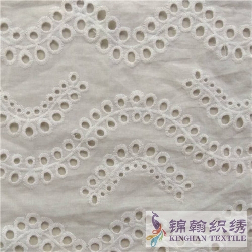 KHCE1017 Cotton Eyelet Embroidered Fabric