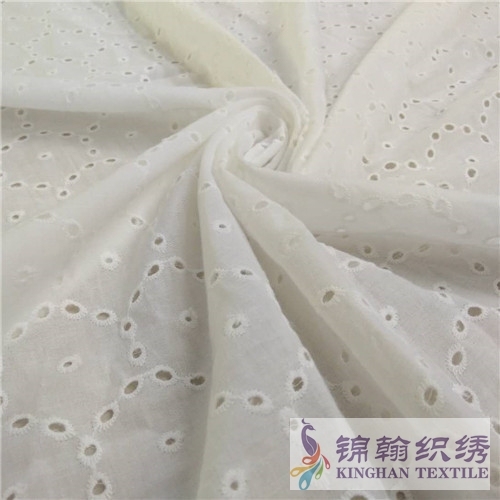 KHCE1009 Cotton Eyelet Embroidered Fabric