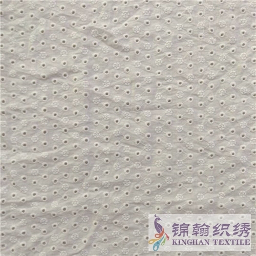 KHCE1010 Cotton Eyelet Embroidered Fabric