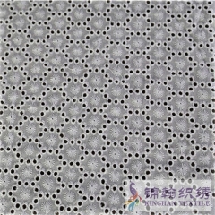 KHCE1001 Cotton Eyelet Embroidered Fabric