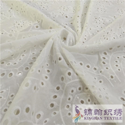 KHCE1004 Cotton Eyelet Embroidered Fabric