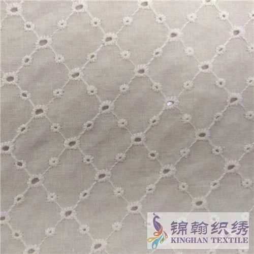 KHCE1006 Cotton Eyelet Embroidered Fabric