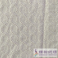 KHCE1020 Cotton Eyelet Embroidered Fabric