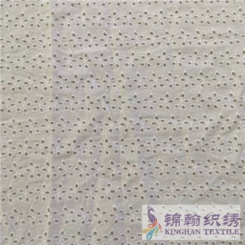 KHCE1042 Cotton Eyelet Embroidered Fabric