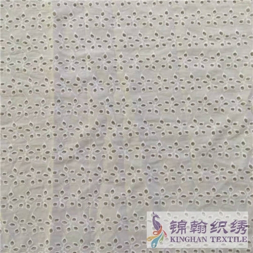 KHCE1042 Cotton Eyelet Embroidered Fabric