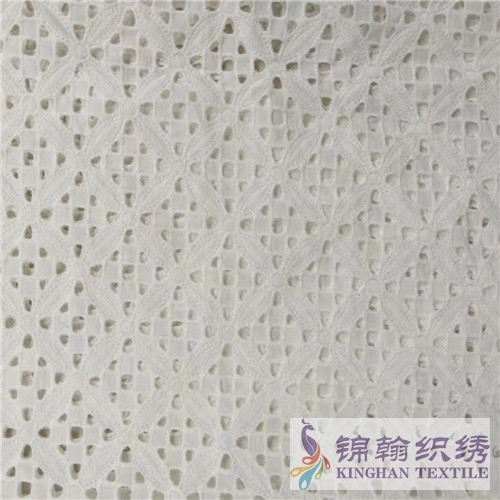 KHCE1038 Cotton Eyelet Embroidered Fabric