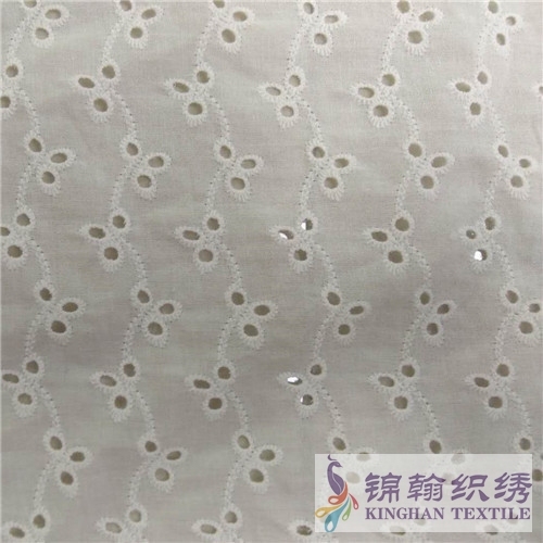 KHCE1008 Cotton Eyelet Embroidered Fabric