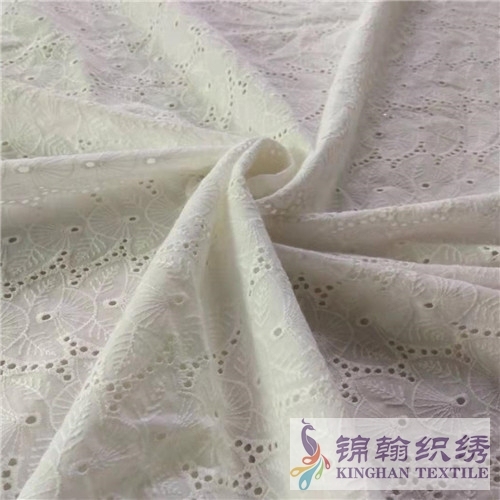 KHCE1051 Cotton Eyelet Embroidered Fabric