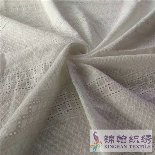 KHCE1049 Cotton Eyelet Embroidered Fabric