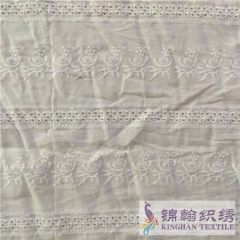 KHCE1050 Cotton Eyelet Embroidered Fabric