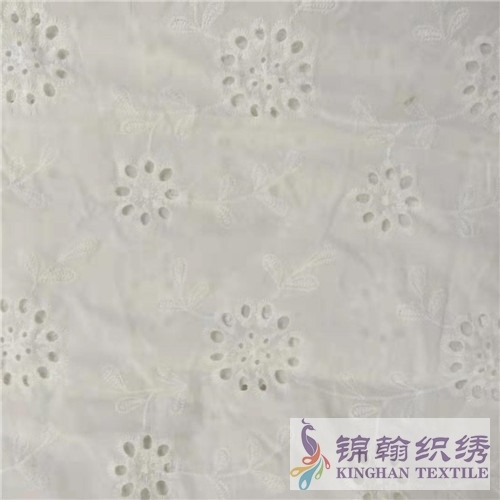 KHCE1041 Cotton Eyelet Embroidered Fabric