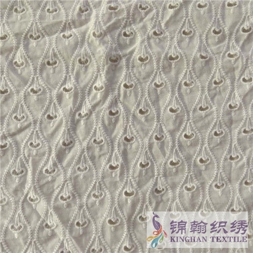 KHCE1031 Cotton Eyelet Embroidered Fabric