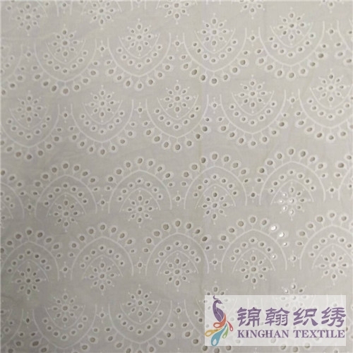 KHCE1004 Cotton Eyelet Embroidered Fabric