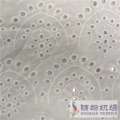 KHCE1004 Cotton Eyelet Embroidered Fabric