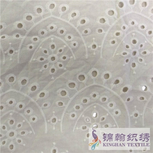 KHCE1004 Cotton Eyelet Embroidered Fabric