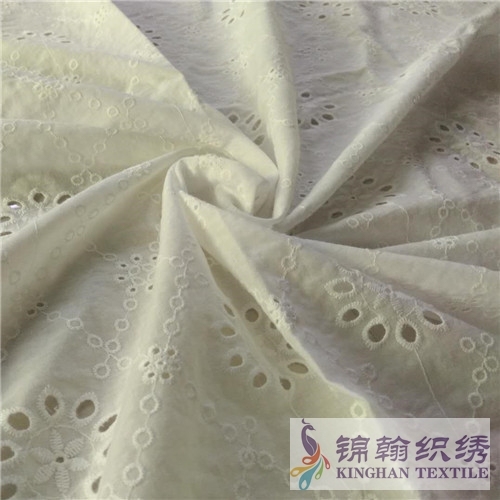 KHCE1019 Cotton Eyelet Embroidered Fabric