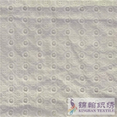 KHCE1033 Cotton Eyelet Embroidered Fabric