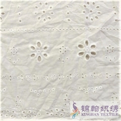 KHCE1005 Cotton Eyelet Embroidered Fabric