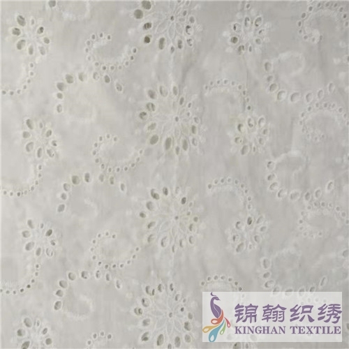 KHCE1045 Cotton Eyelet Embroidered Fabric