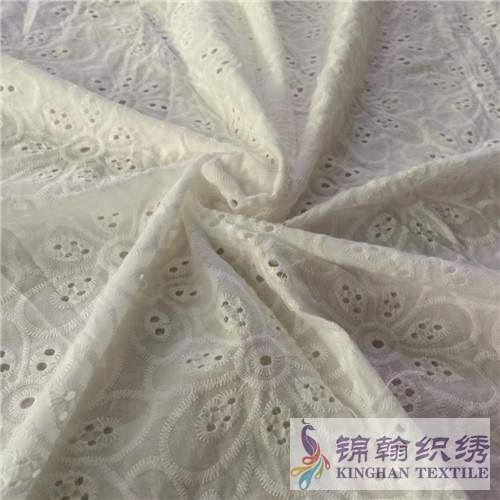 KHCE1022 Cotton Eyelet Embroidered Fabric