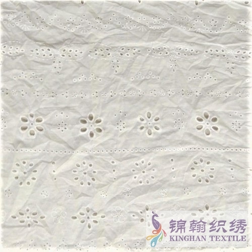 KHCE1005 Cotton Eyelet Embroidered Fabric