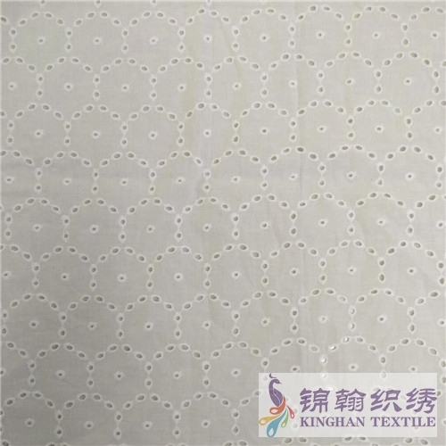 KHCE1009 Cotton Eyelet Embroidered Fabric