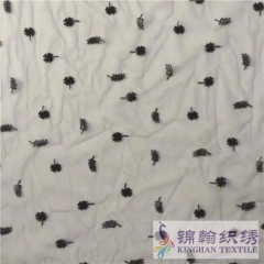 KHMF5003 Flocked Cut Flower Mesh Fabrics