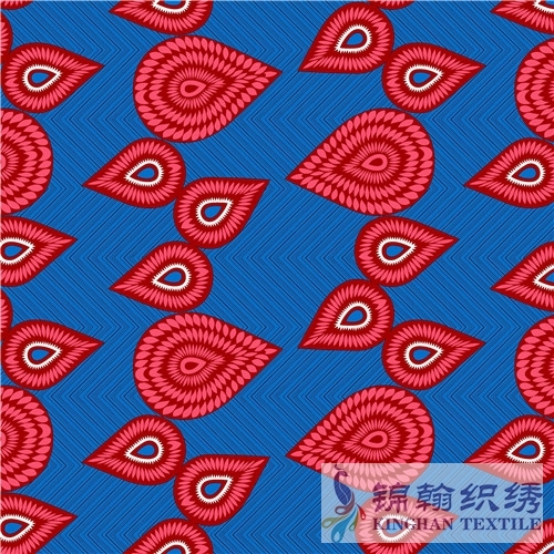 KHAFF1042 African Polyester Ankara Wax Print Fabrics