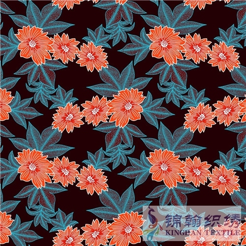 KHAFF1028 African Polyester Ankara Wax Print Fabrics
