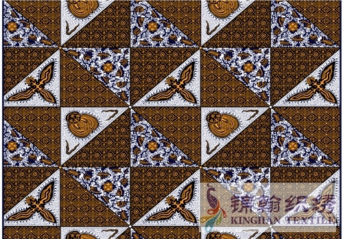 KHAFF2028 African Cotton Ankara Wax Print Fabrics