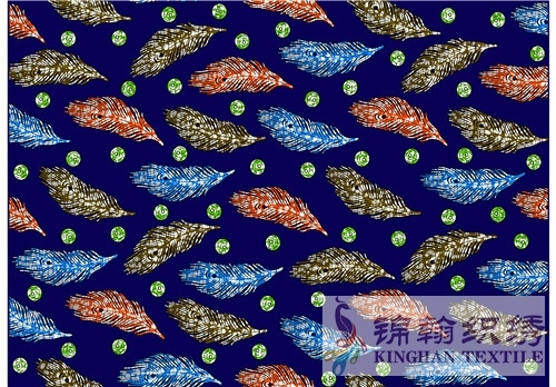 KHAFF2035 African Cotton Ankara Wax Print Fabrics