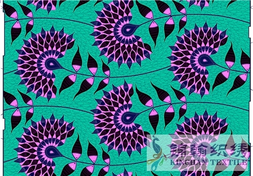 KHAFF2044 African Cotton Ankara Wax Print Fabrics