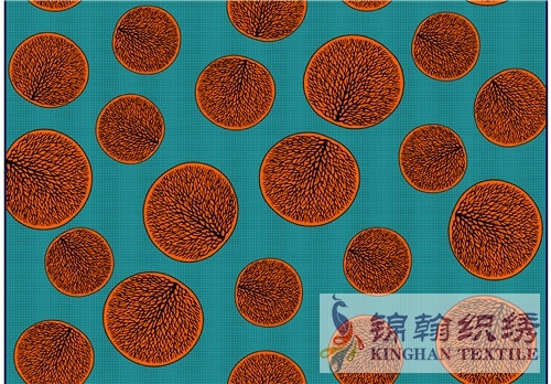 KHAFF2047 African Cotton Ankara Wax Print Fabrics