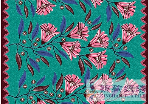 KHAFF2052 African Cotton Ankara Wax Print Fabrics
