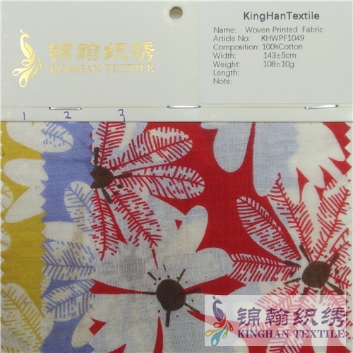 KHWPF1049 100%Cotton Printed Fabrics