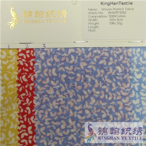 KHWPF1052 100%Cotton Printed Fabrics