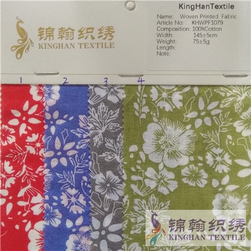 KHWPF1079 100%Cotton Printed Fabrics